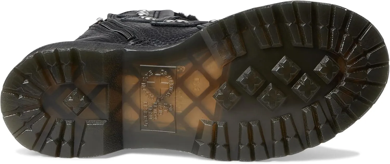 Dr. Martens Women's 1460 Lace to Toe Fur Lined Boots Combat