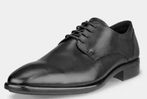 ECCO Men's City Tray Leather Derby Shoe Black