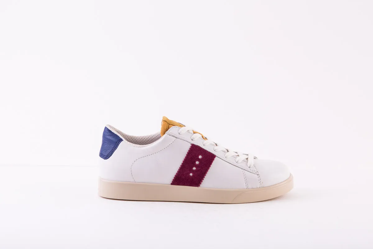 ECCO - STREET LITE- LACED SHOE - WHITE MULTI