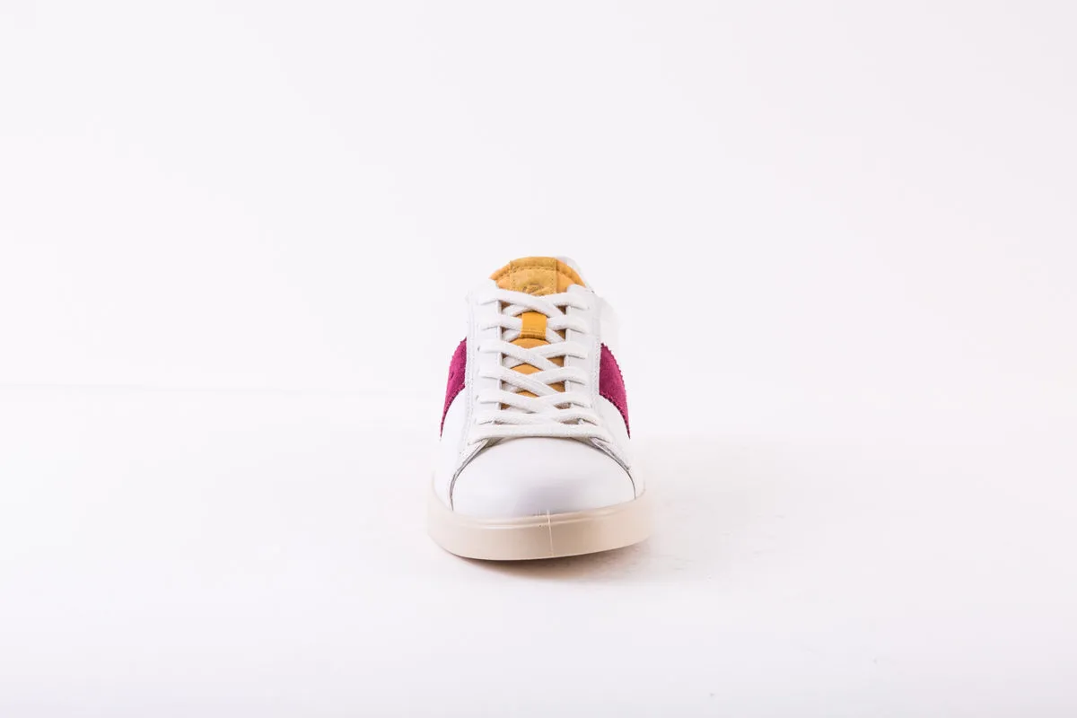 ECCO - STREET LITE- LACED SHOE - WHITE MULTI