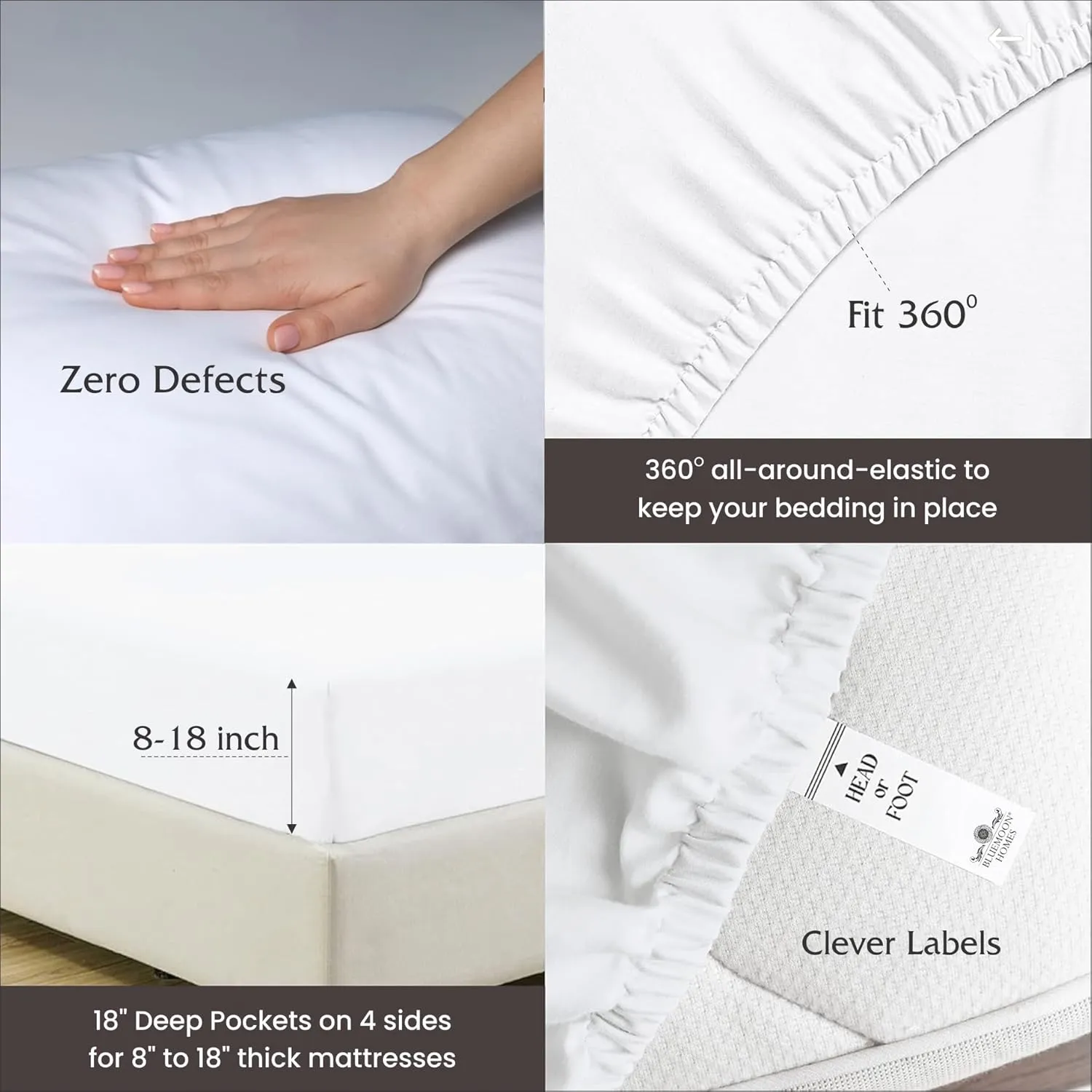 Egyptian Cotton Sheets King Size Bed, Comfort 1000 Thread Count King Sheet Set, Ultra-Soft, Breathable Deep Pocket King Bed Sheets Hotel Quality Luxury Bed Linen Set- Aqua Blue