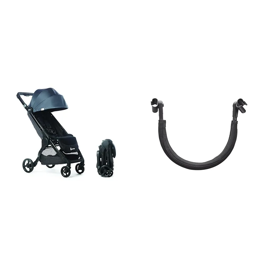 Ergobaby Metro  Compact Baby Stroller, Lightweight Umbrella Stroller, Folds Down for Overhead Airplane Storage, Carries Up to 50 lbs, Slate Grey
