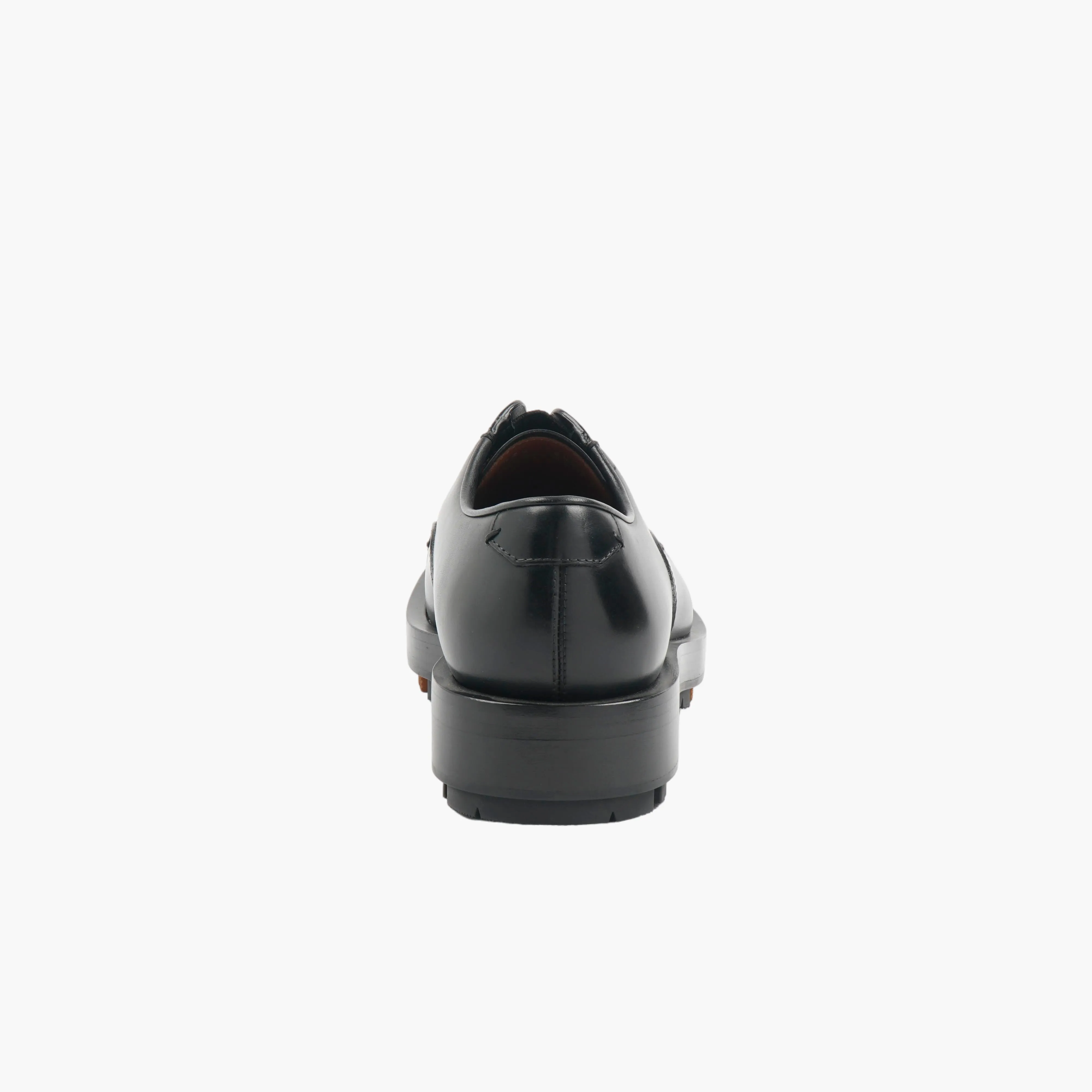ERMENEGILDO ZEGNA Black Derby Shoes