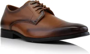 Ferro Aldo Alvin MFA19696 Men's Plain Square-Toe Derby Dress Shoes