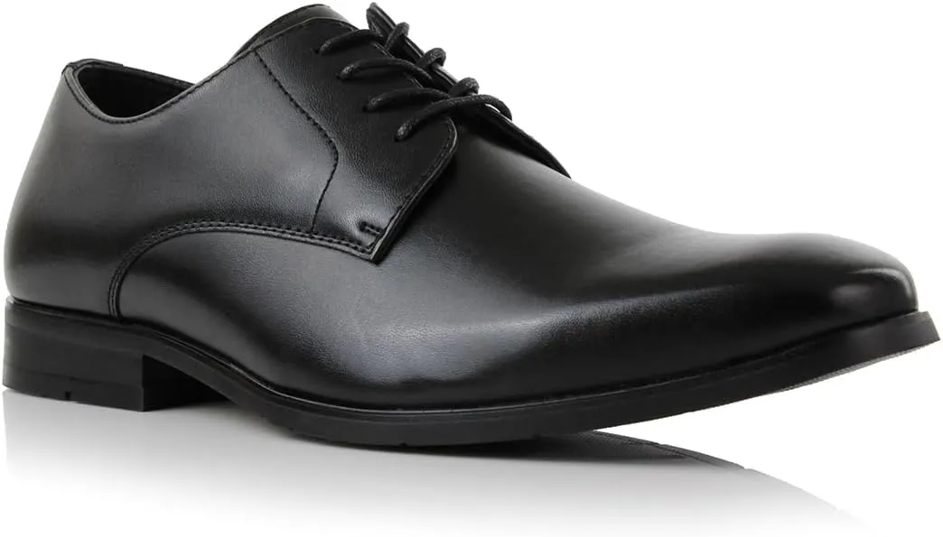 Ferro Aldo Alvin MFA19696 Men's Plain Square-Toe Derby Dress Shoes