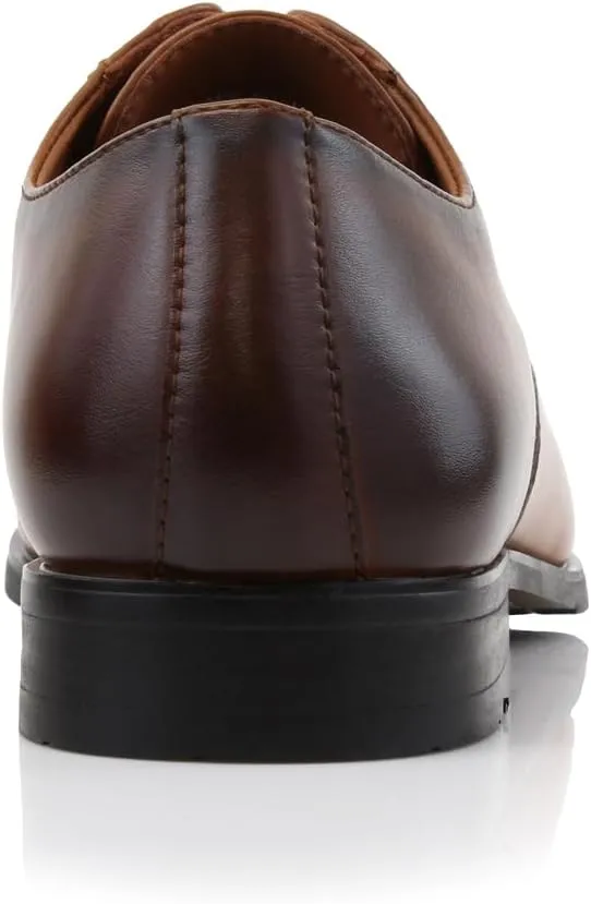 Ferro Aldo Alvin MFA19696 Men's Plain Square-Toe Derby Dress Shoes