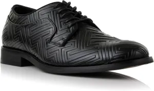 Ferro Aldo Men's Classic Round-Toe Fashion Derby Dress Shoes