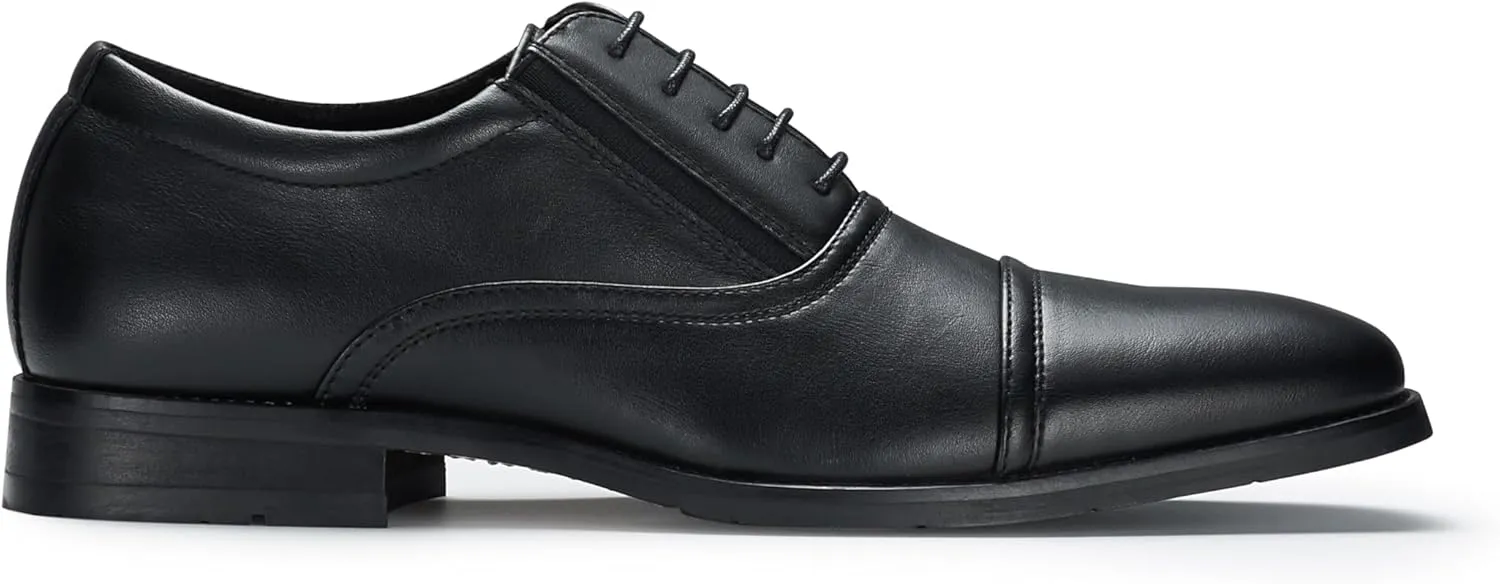 Ferro Aldo Men’s Classic Vegan Leather Lace-Up Oxford Formal Dress Shoes