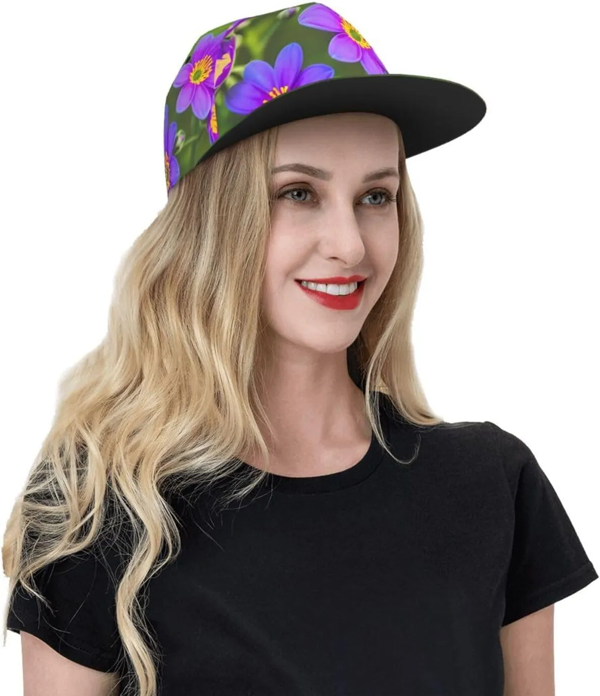 Fireworks Pattern Hip hop caps, Fashion Baseball Cap for Men Adjustable Flat Bill Brim Dad HatsBaseball Cap