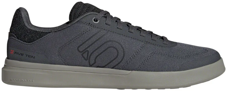 Five Ten Sleuth DLX Canvas Flat Shoes - Men's, Gray Six/Core Black/Olive Strata, 8.5