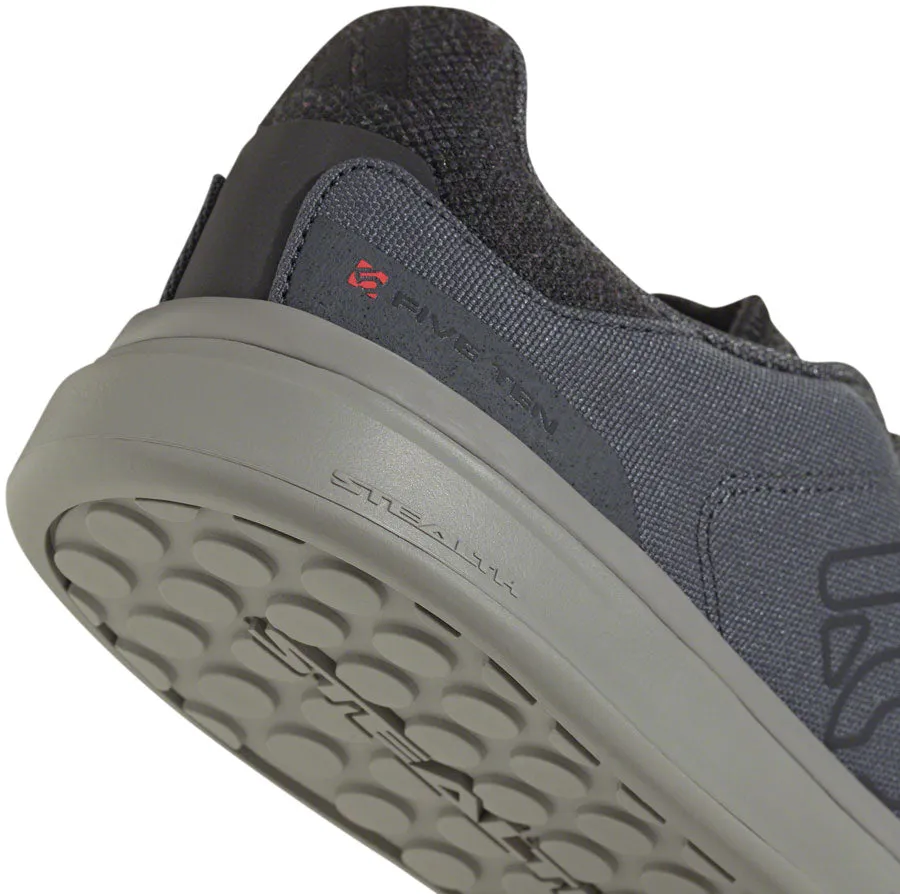 Five Ten Sleuth DLX Canvas Flat Shoes - Men's, Gray Six/Core Black/Olive Strata, 8.5