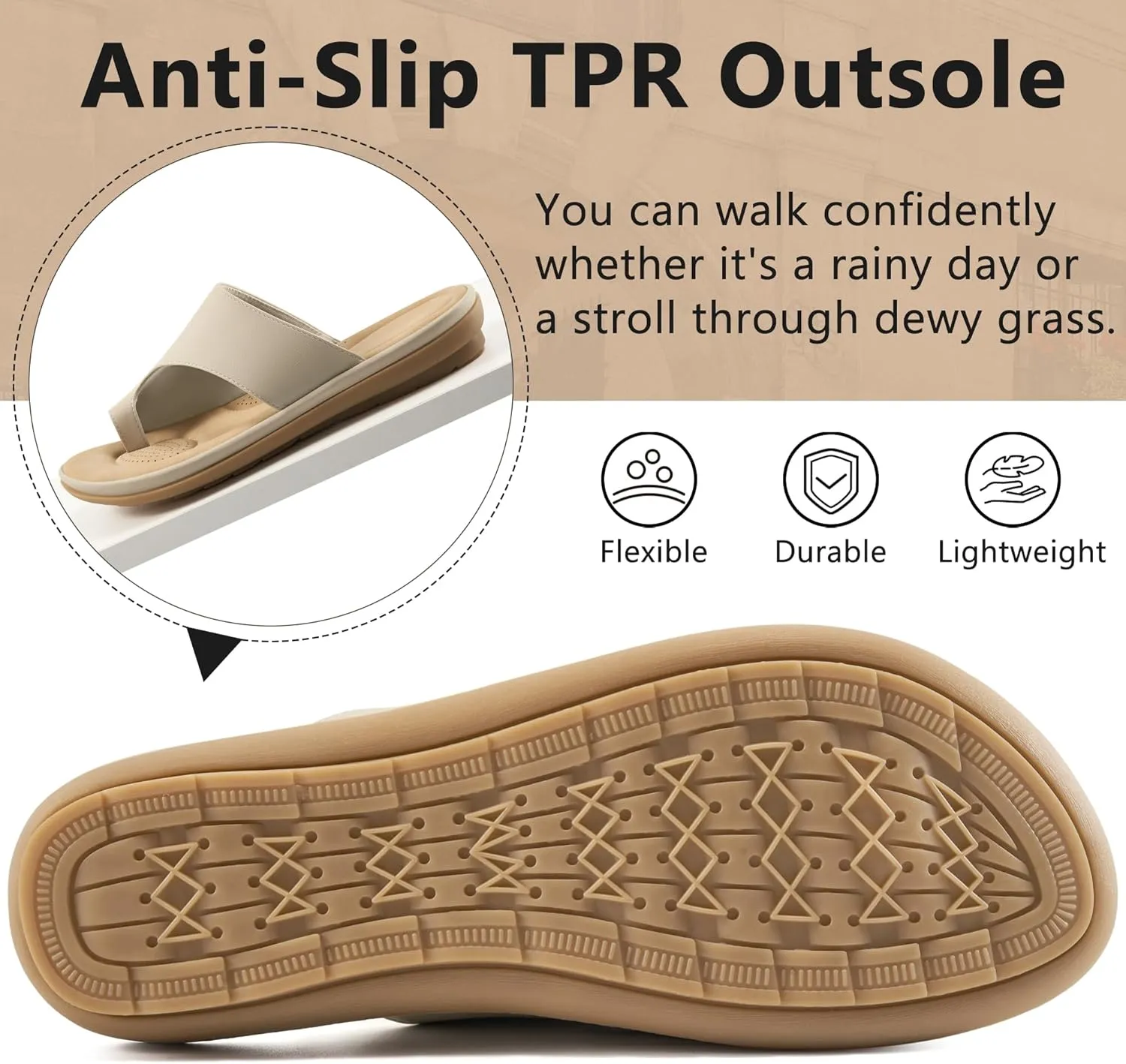 Flat Sandals for Women: Summer Beach Suitable for Women Comfortable Sandals Orthopedic Support Flats