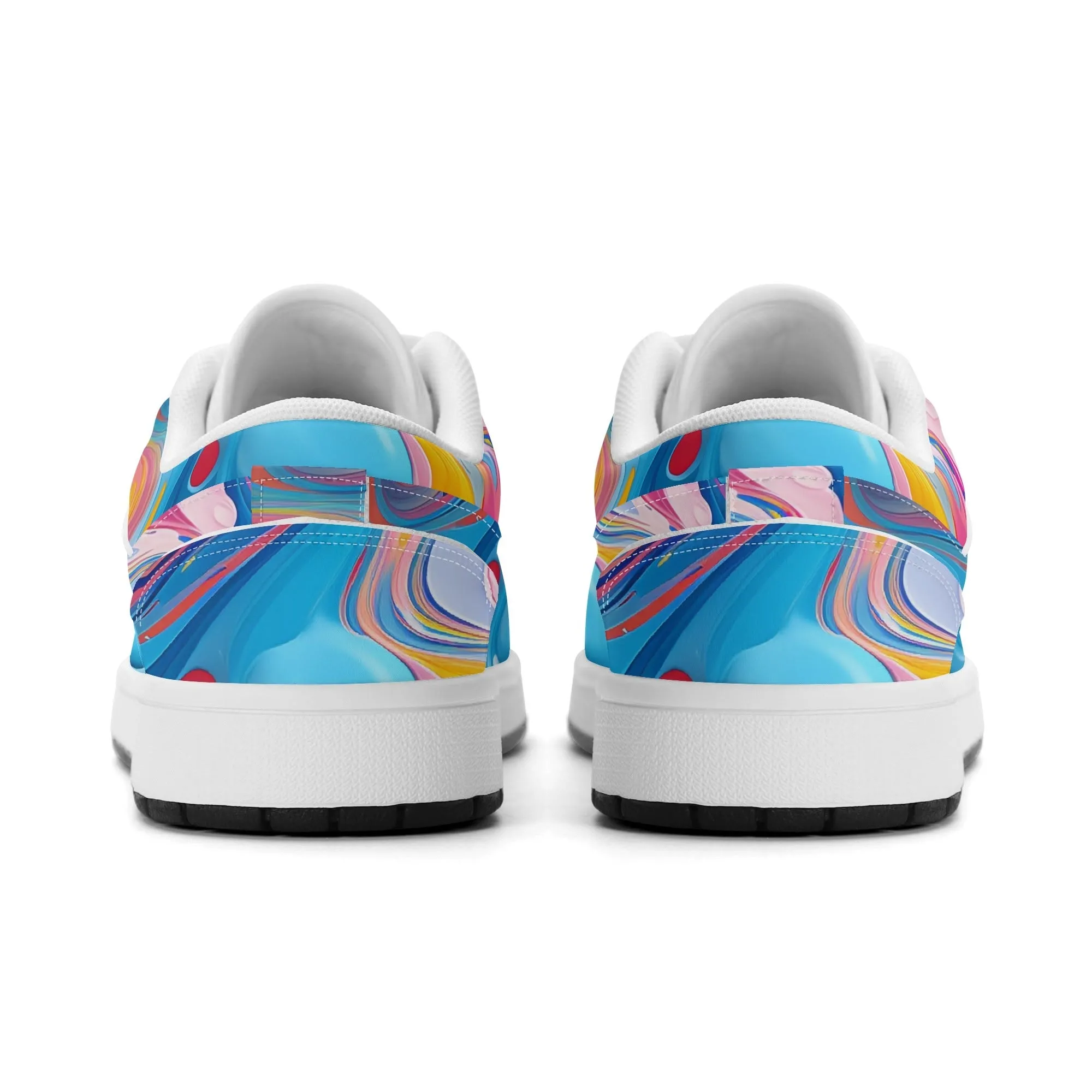 Fluid Colors Low Top Leder Sneaker für Herren