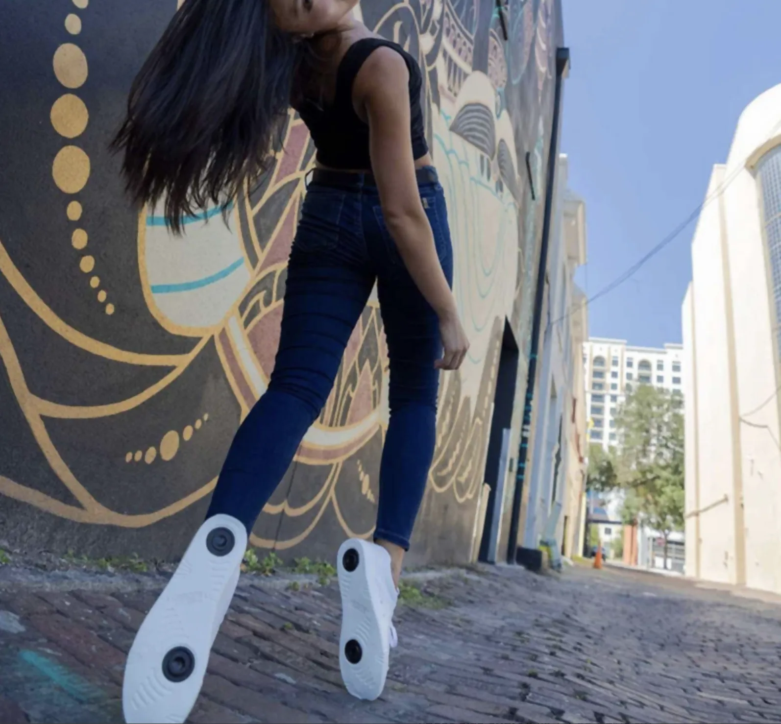 Fuego Low-Top Sneaker mit Drehpunkten (Gr. 42.5)