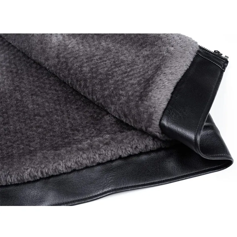 Funki Buys | Jackets | Men's Leather Fleece Lined Short Jackets