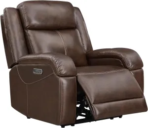 Genuine Leather Power Lift Recliner Chair Massage Adjustable for Elderly High Back Theater Seating Single Reclining Sofa Ergonomic Living Room Chair Lumbar Support