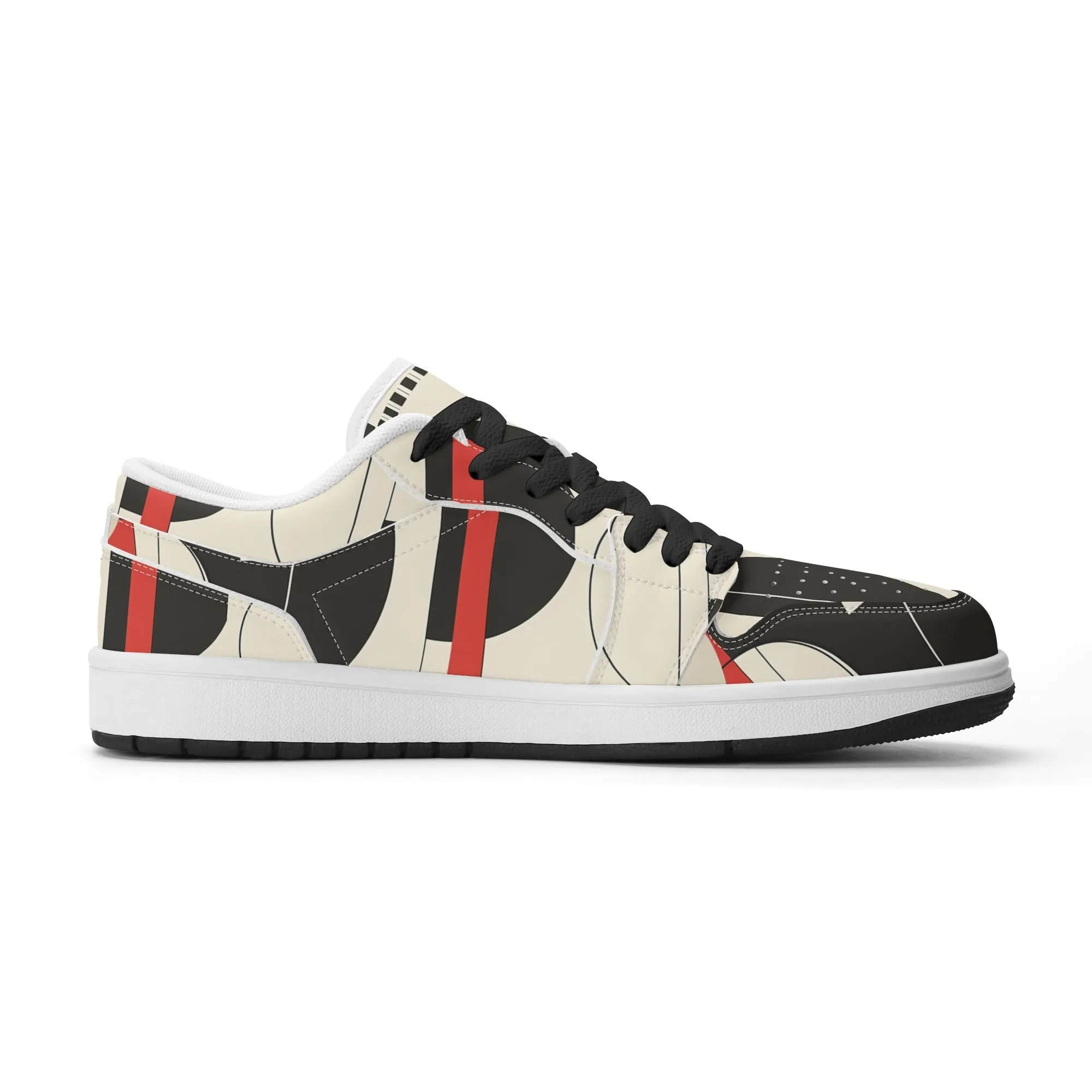 Geometry v5 Low Top Leder Sneaker für Herren