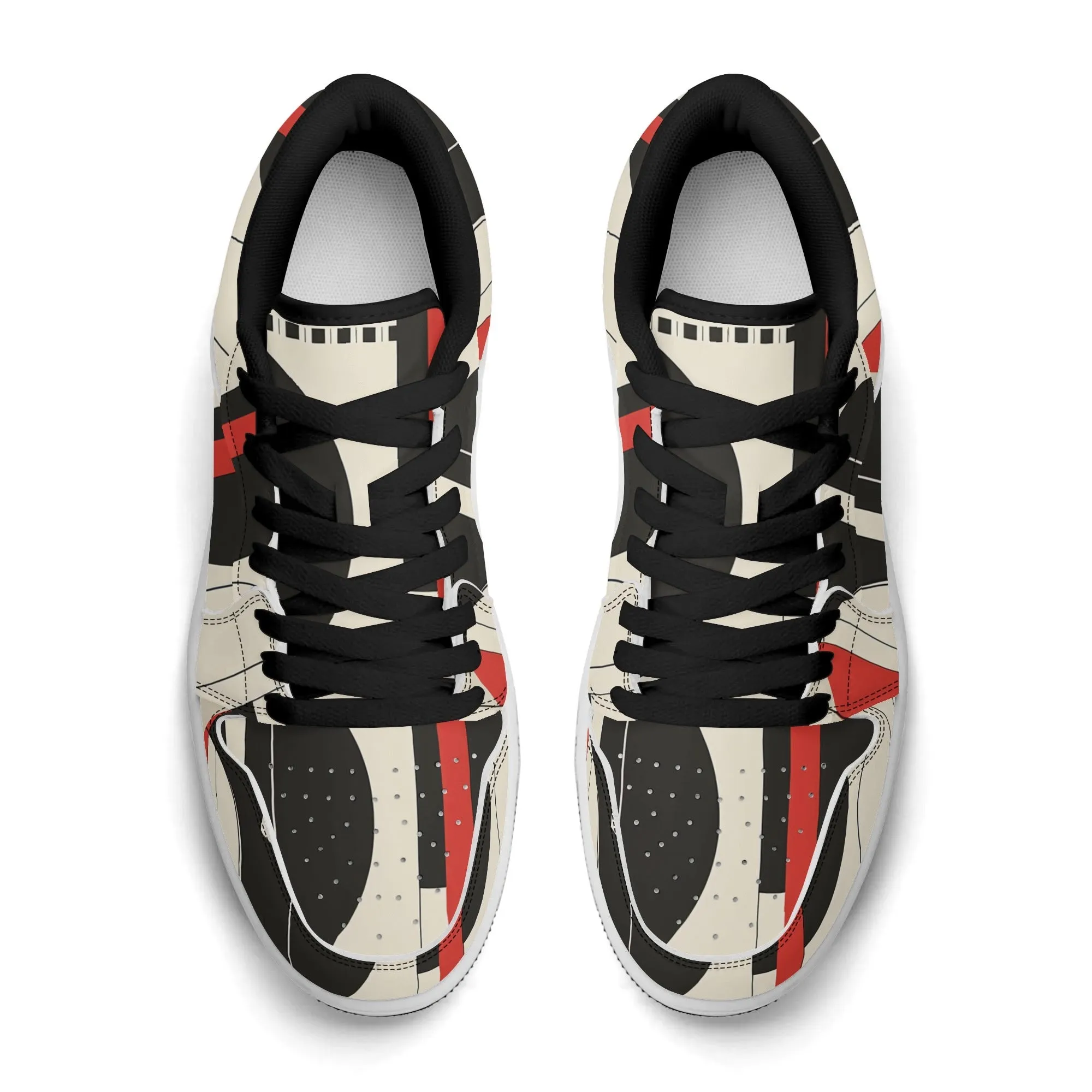 Geometry v5 Low Top Leder Sneaker für Herren