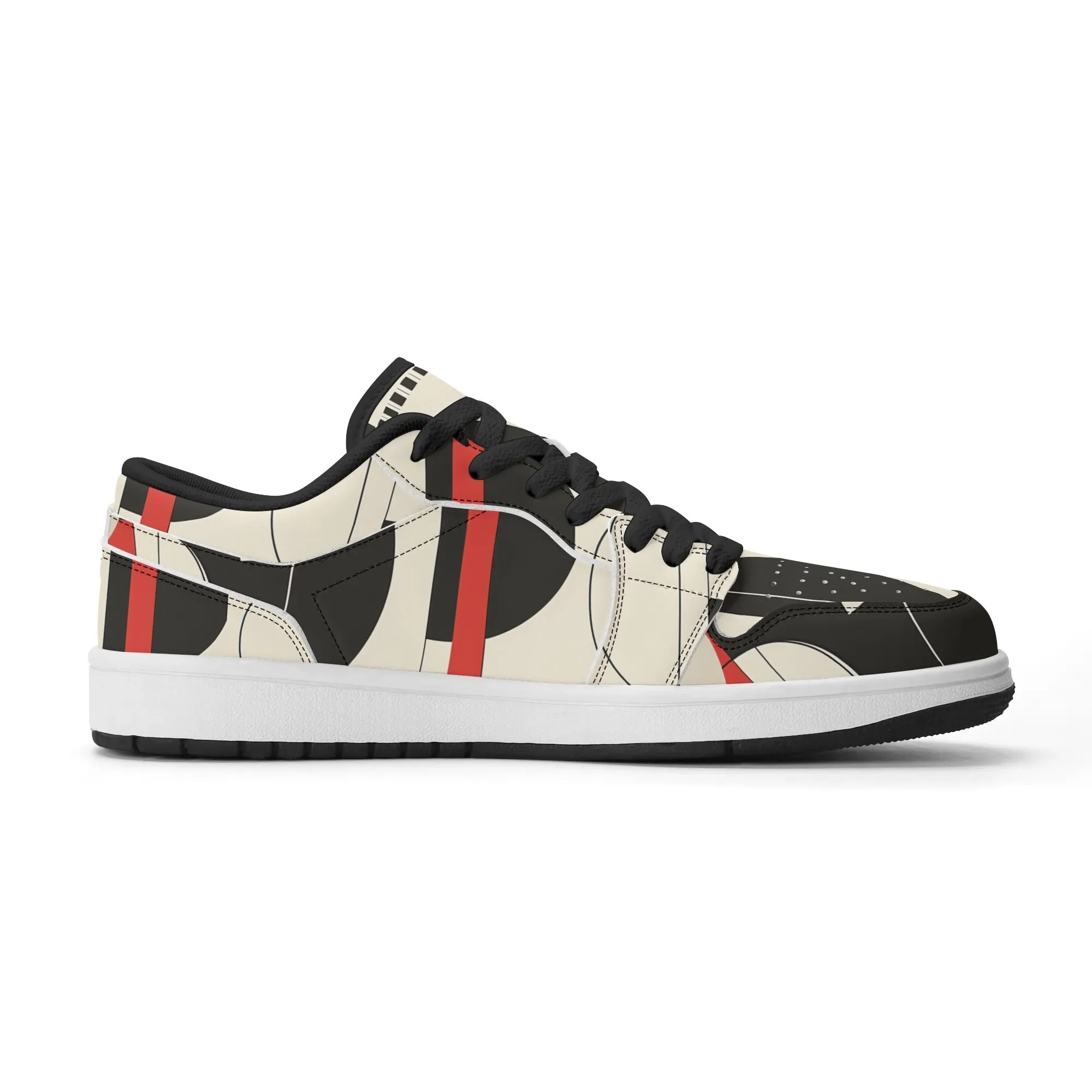 Geometry v5 Low Top Leder Sneaker für Herren