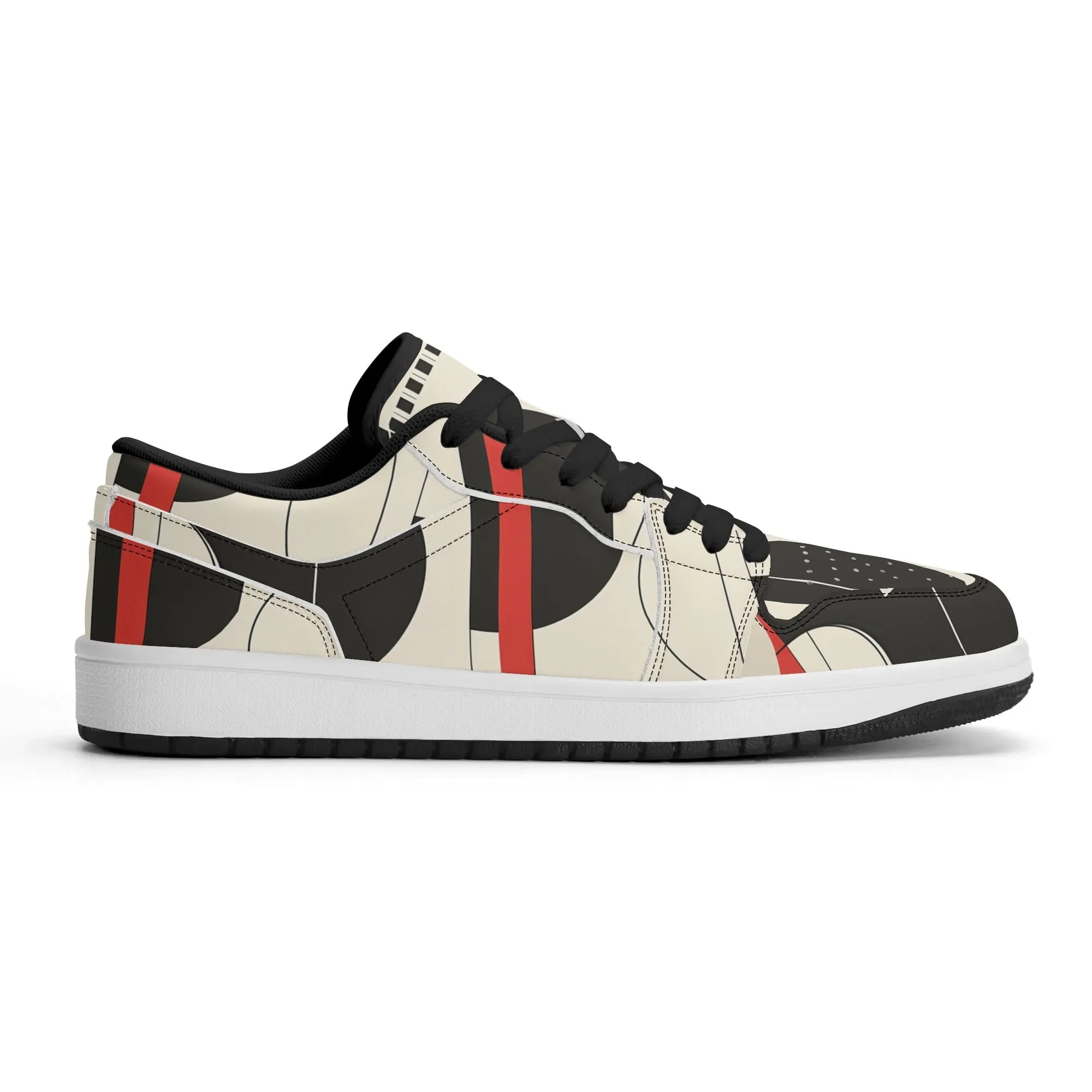 Geometry v5 Low Top Leder Sneaker für Herren