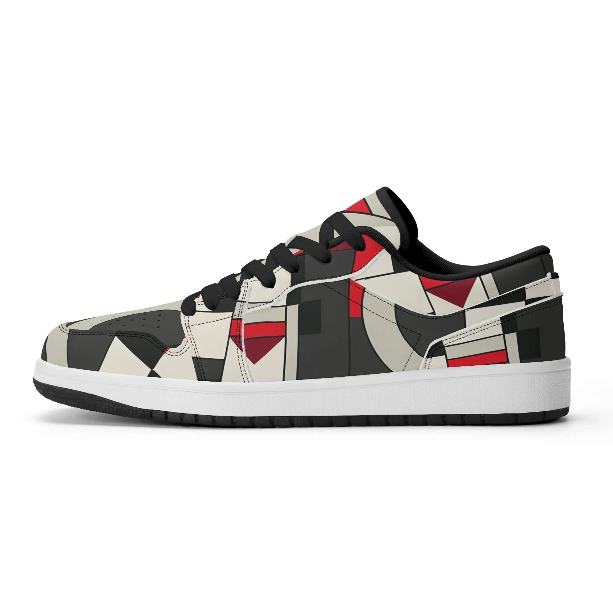 Geometry v6 Low Top Leder Sneaker für Herren