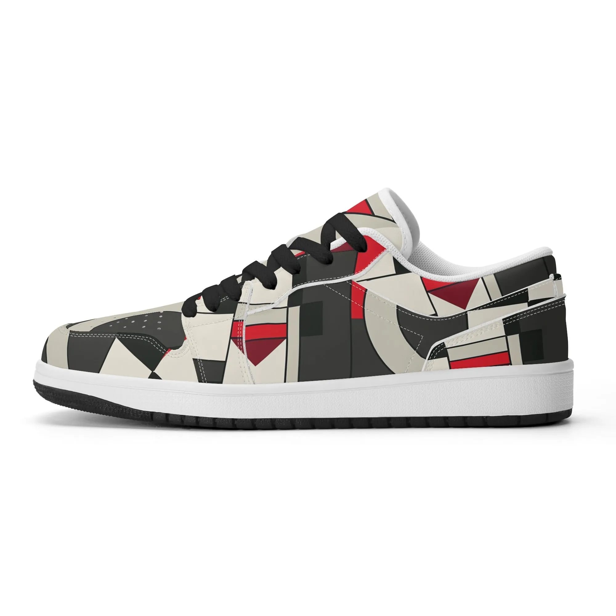 Geometry v6 Low Top Leder Sneaker für Herren