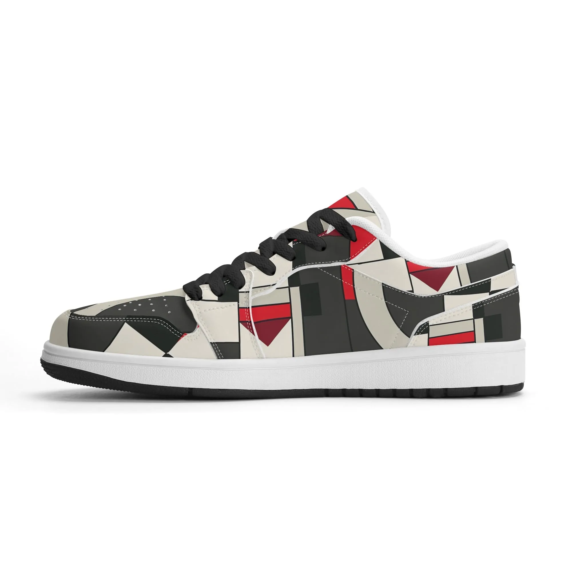 Geometry v6 Low Top Leder Sneaker für Herren