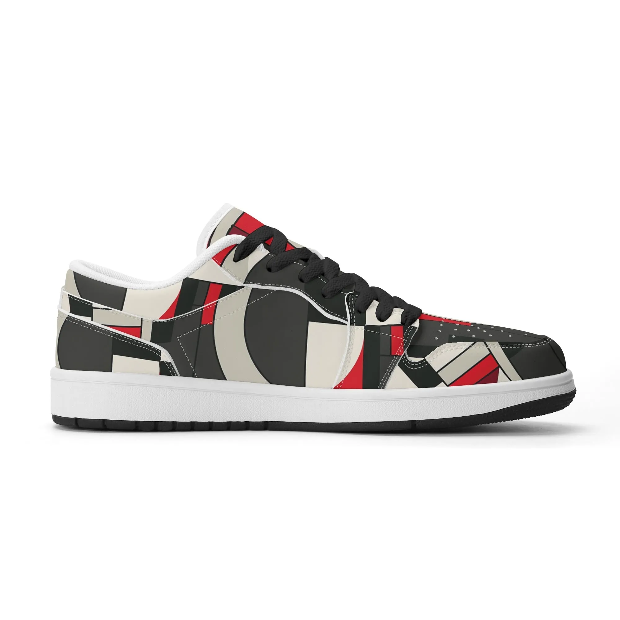 Geometry v6 Low Top Leder Sneaker für Herren