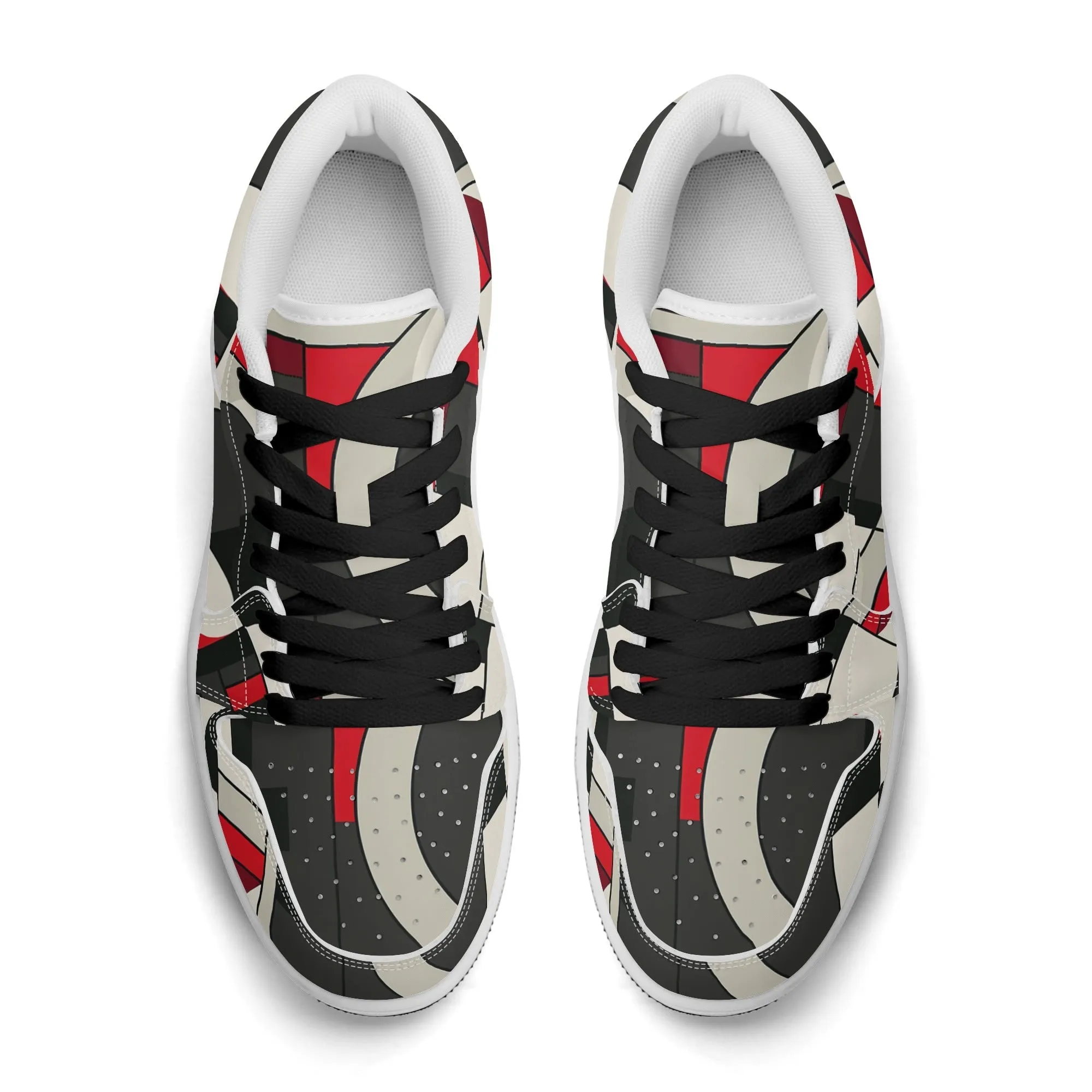 Geometry v6 Low Top Leder Sneaker für Herren