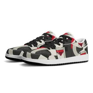 Geometry v6 Low Top Leder Sneaker für Herren