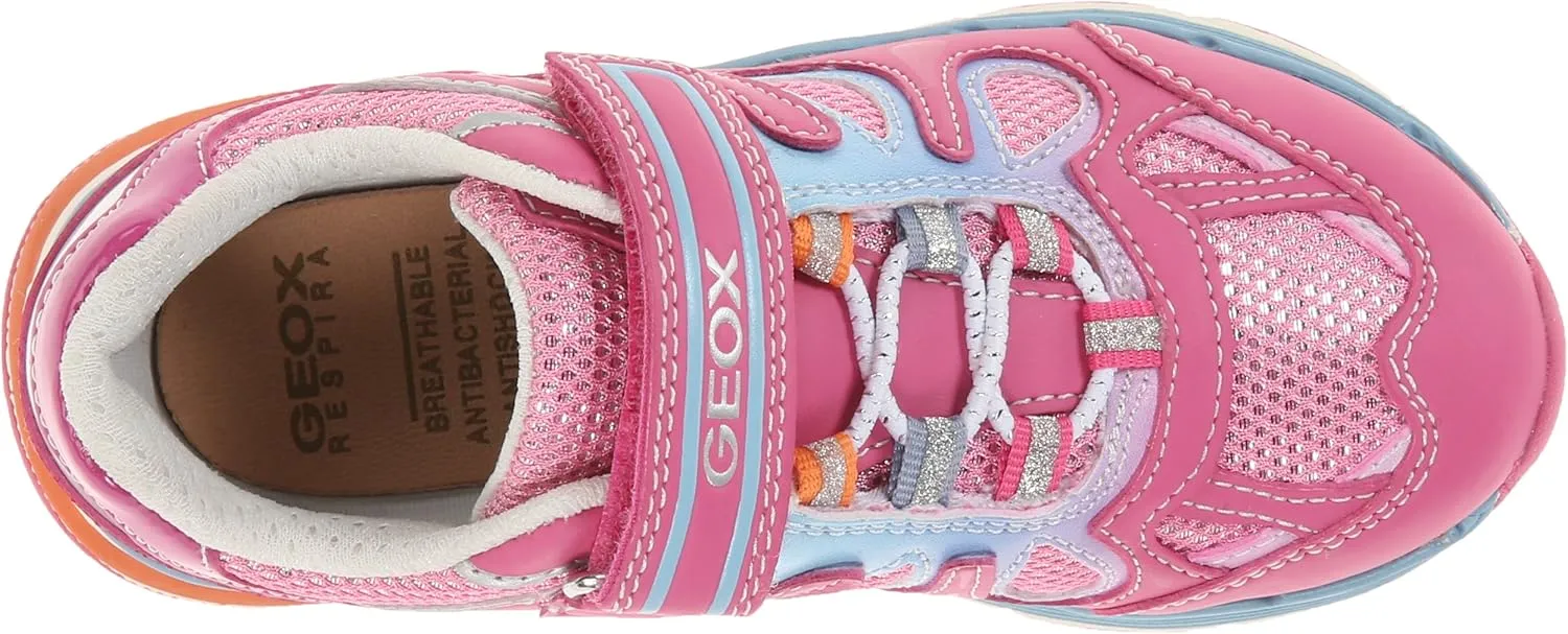 Geox Junior Top Fly Girl 2 Sneaker (Toddler/Little Kid/Big Kid)