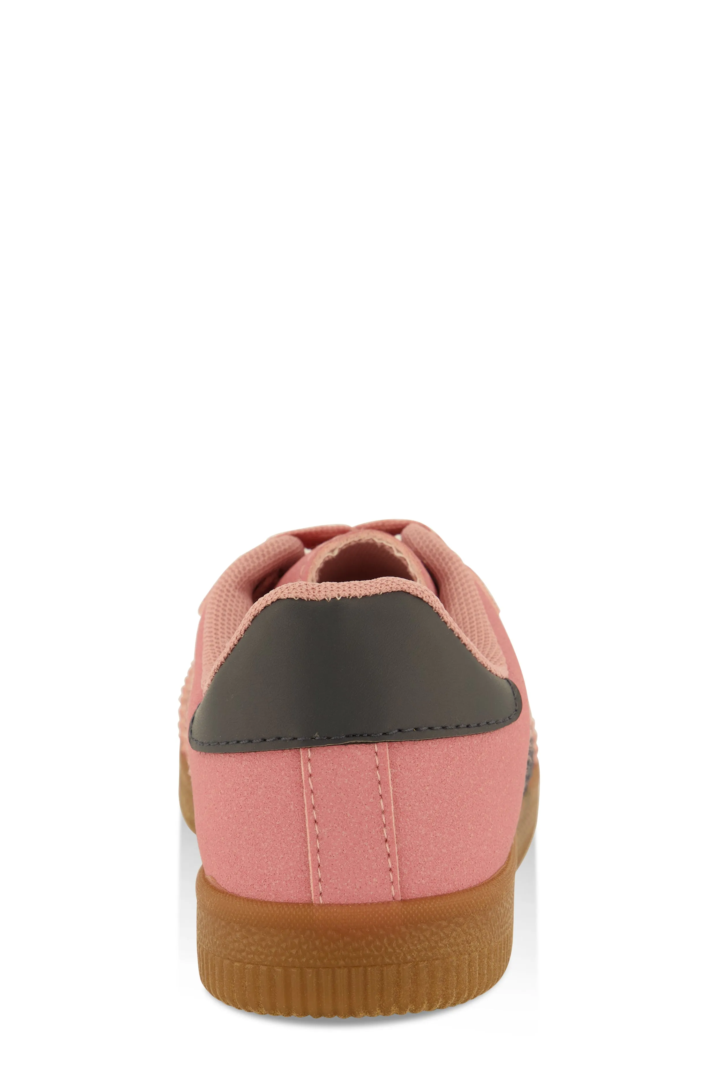 Girls Side Stripe Low Top Sneakers