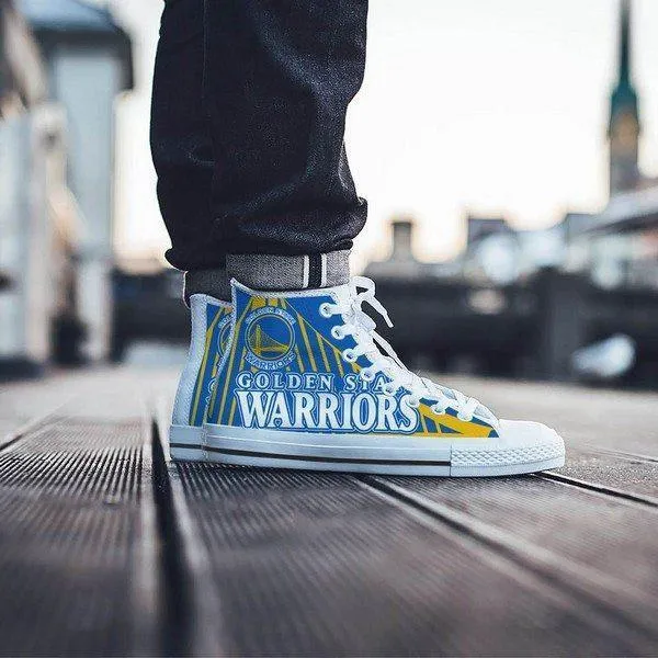 golden state warriors mens high top sneakers high top