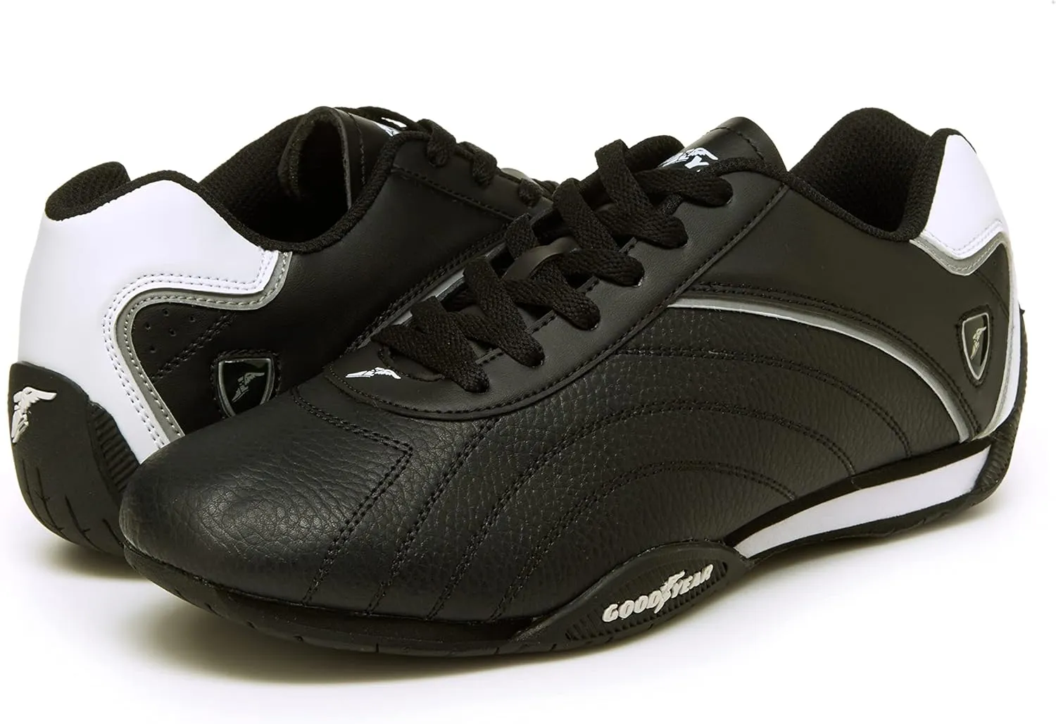 Goodyear Mens Ori Racer Sneaker – Low-Top Sneakers, PU Leather & Mesh Lining