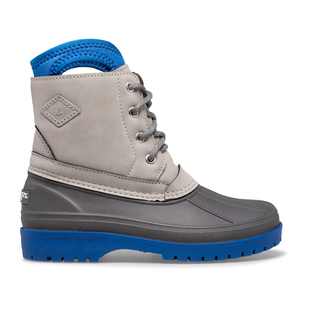 Harbor Boot - Big Kid Grey/Blue