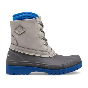 Harbor Boot - Big Kid Grey/Blue