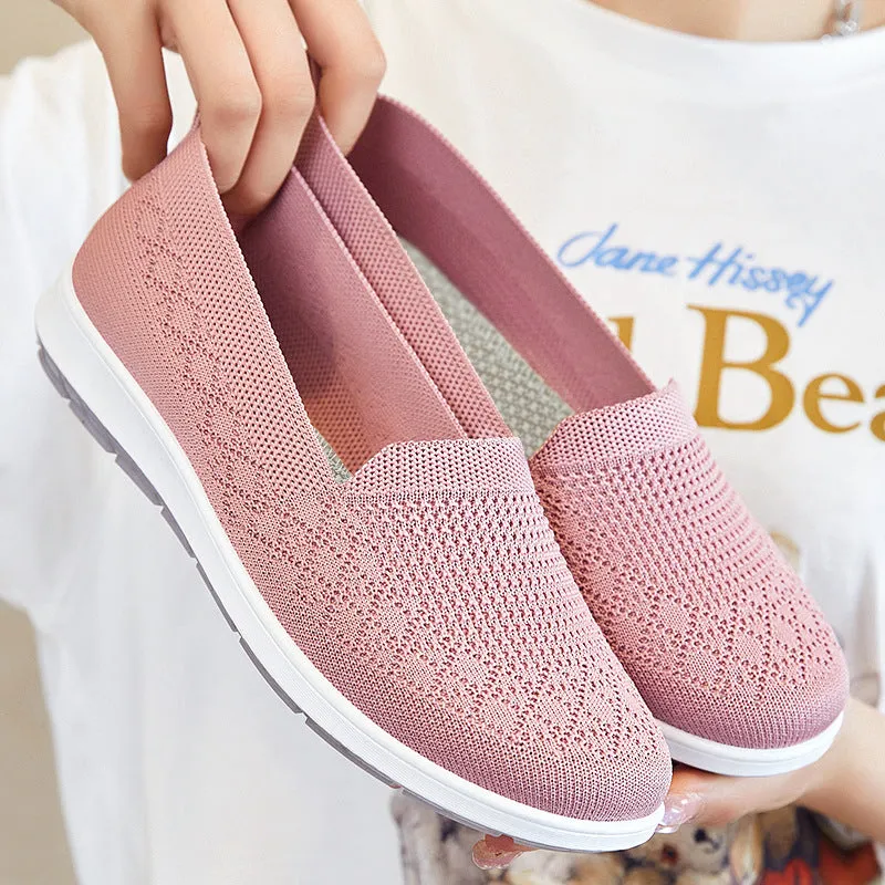 Hatmeo Women's Casual Breathable Flat Shoes