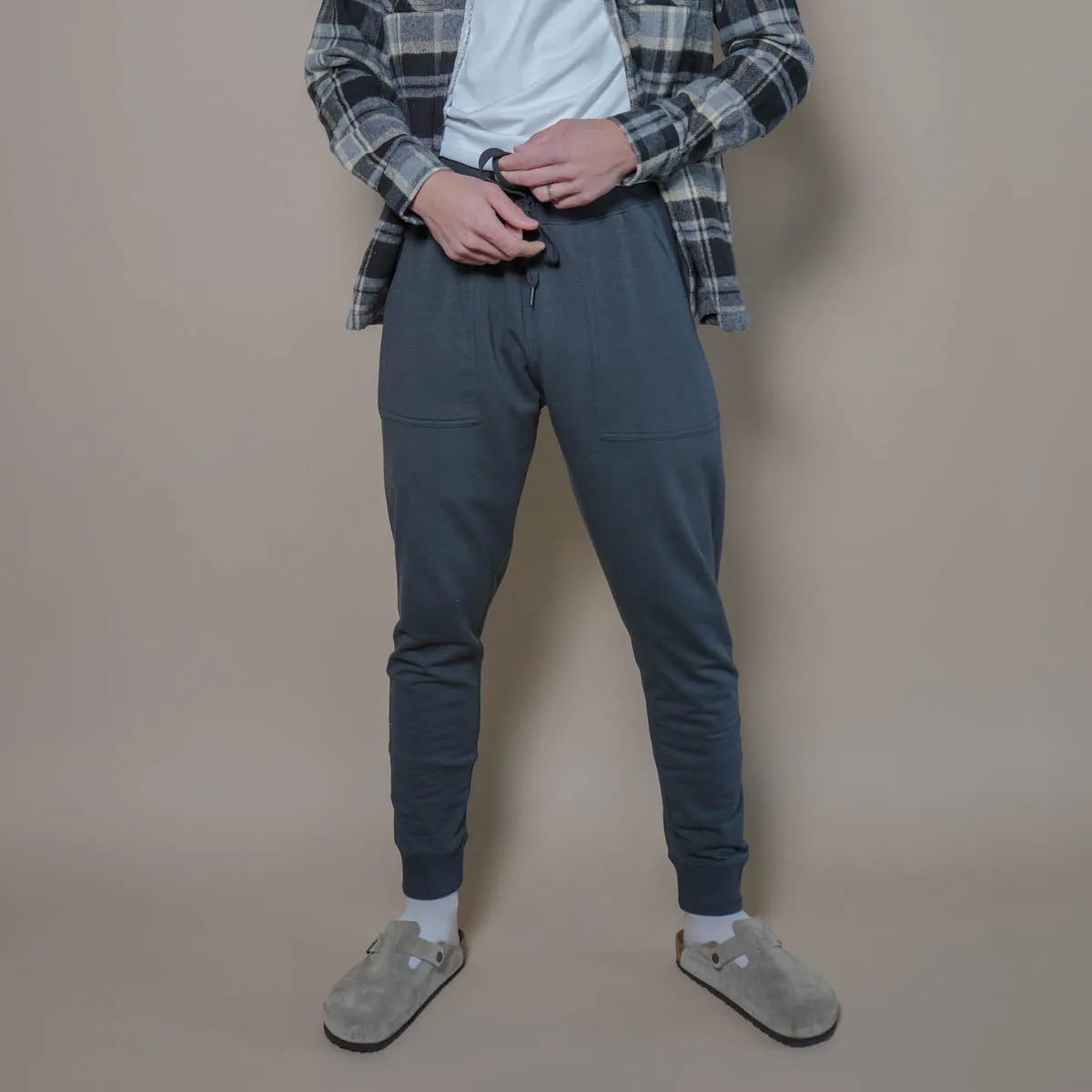 Hey Bear Lightweight Gunmetal Joggers