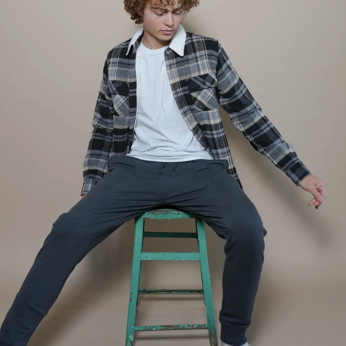Hey Bear Lightweight Gunmetal Joggers