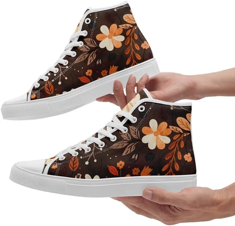 High-top Canvas Shoes for Girls Boys Lightweight Yoga Casual Walking Sneakers Anti-Slip White Flat Footwear Unisex