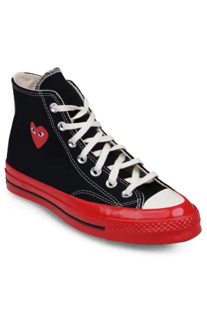 HIGH TOP HEART CONVERSE | BLACK