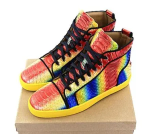 HIGH TOP SNAKESKIN "RAINBOW"