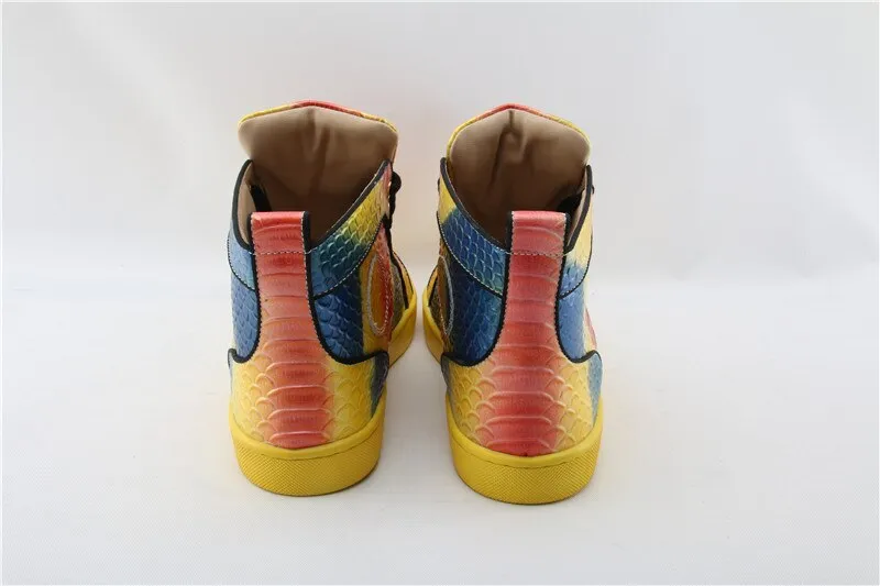 HIGH TOP SNAKESKIN "RAINBOW"