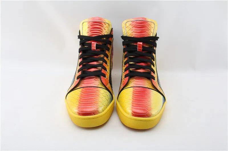 HIGH TOP SNAKESKIN "RAINBOW"