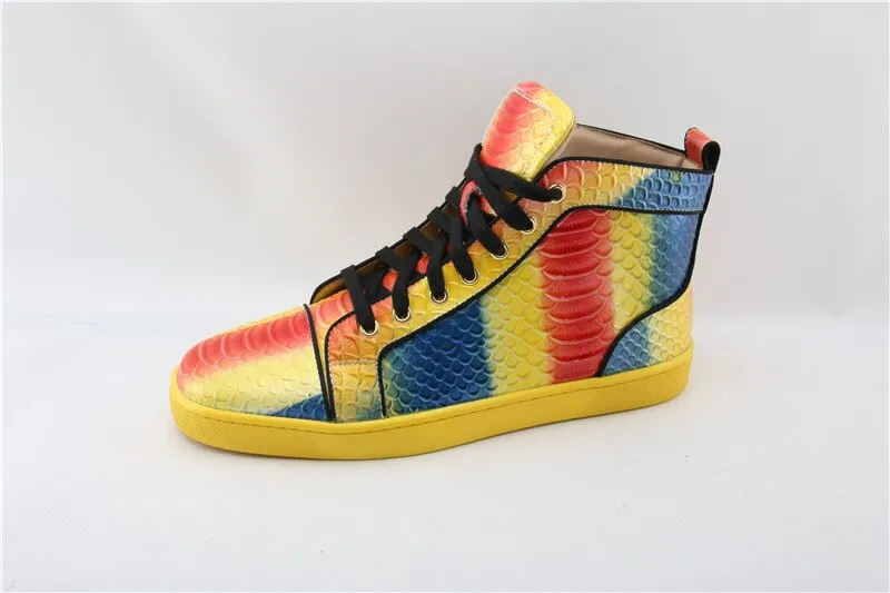 HIGH TOP SNAKESKIN "RAINBOW"