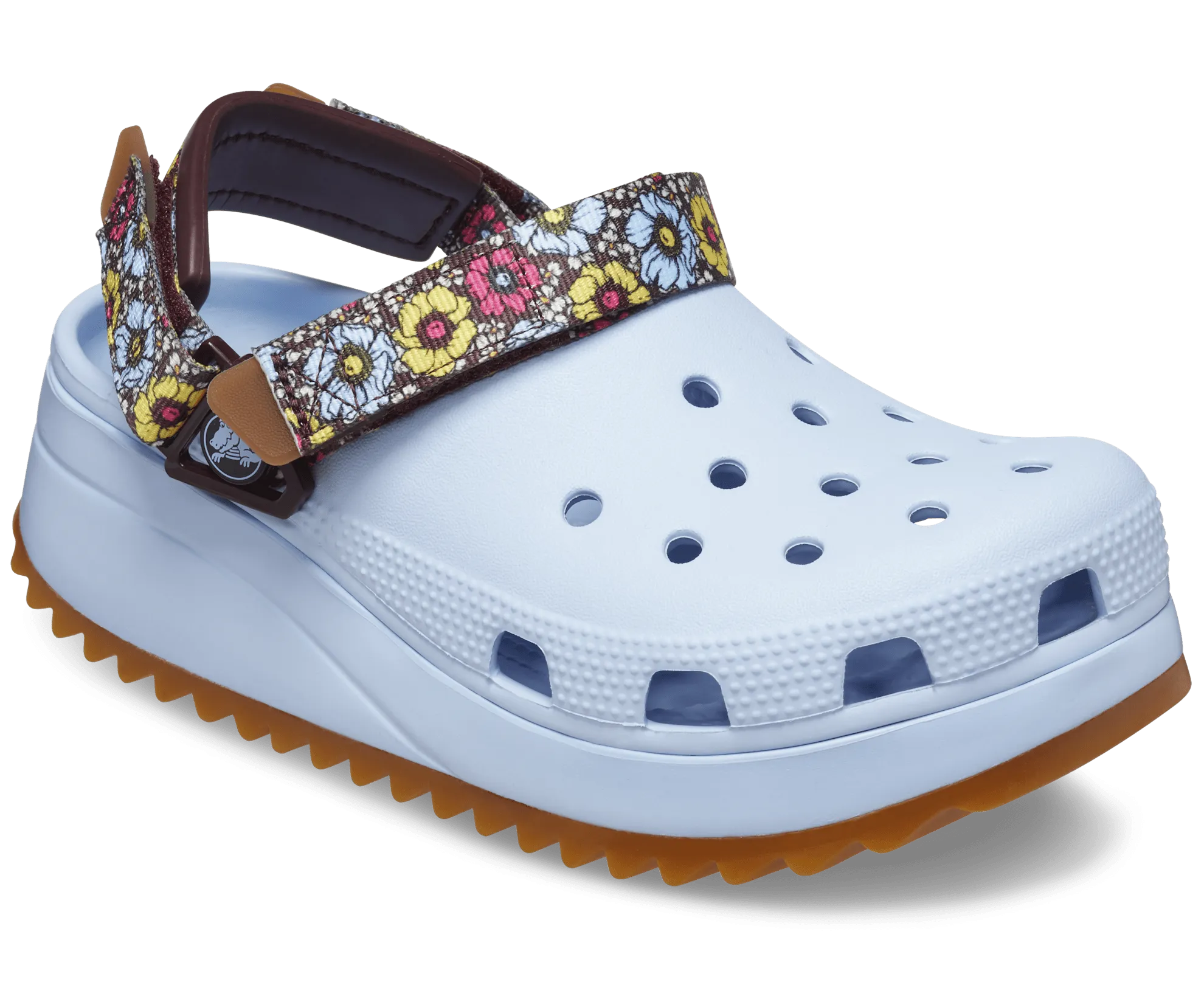 Hiker Retro Floral Clog