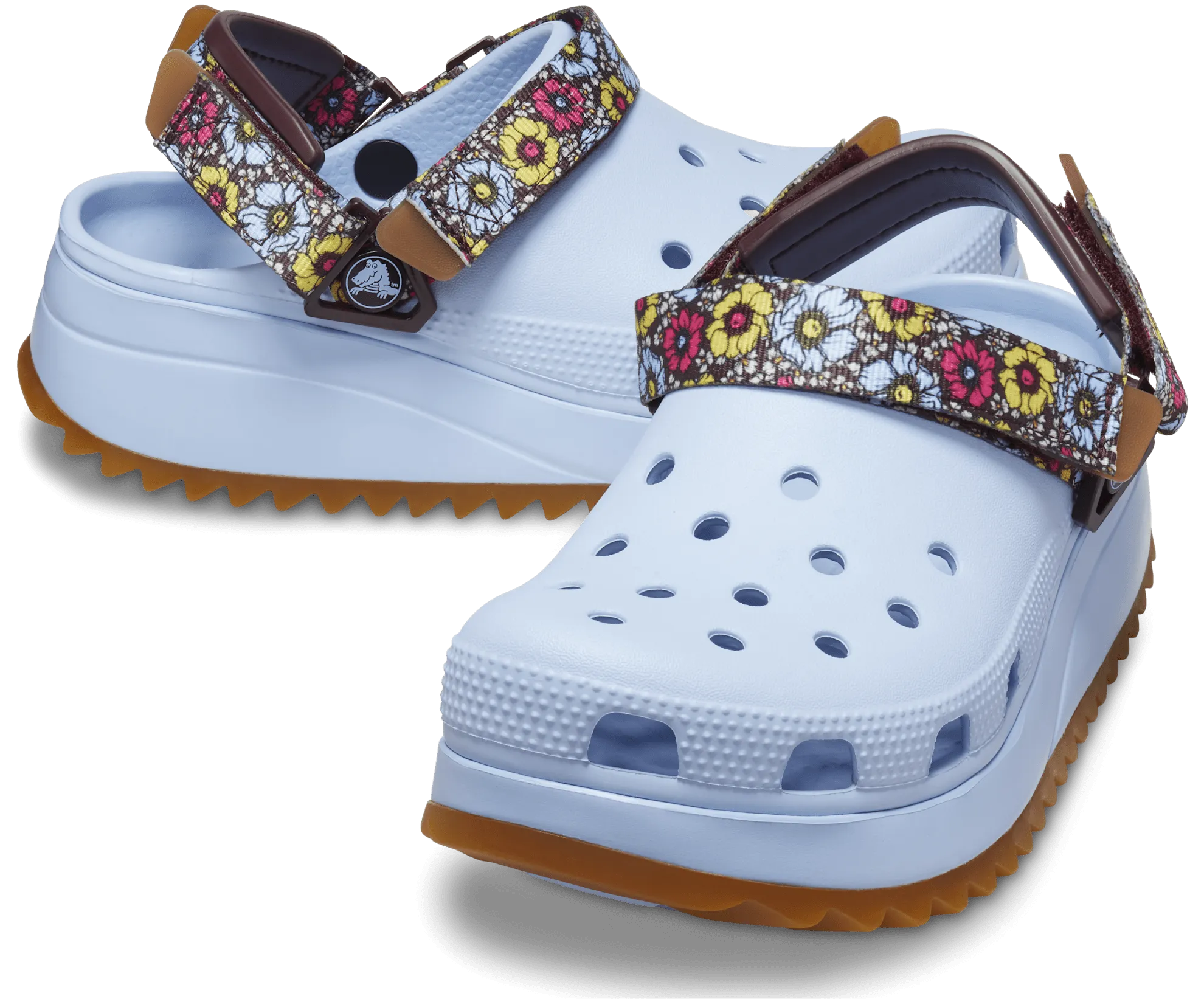 Hiker Retro Floral Clog