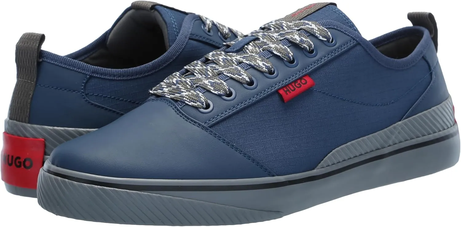 HUGO Men's Ripstop Nylon Low Top Sneaker