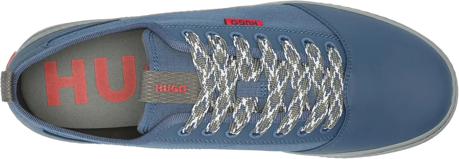 HUGO Men's Ripstop Nylon Low Top Sneaker