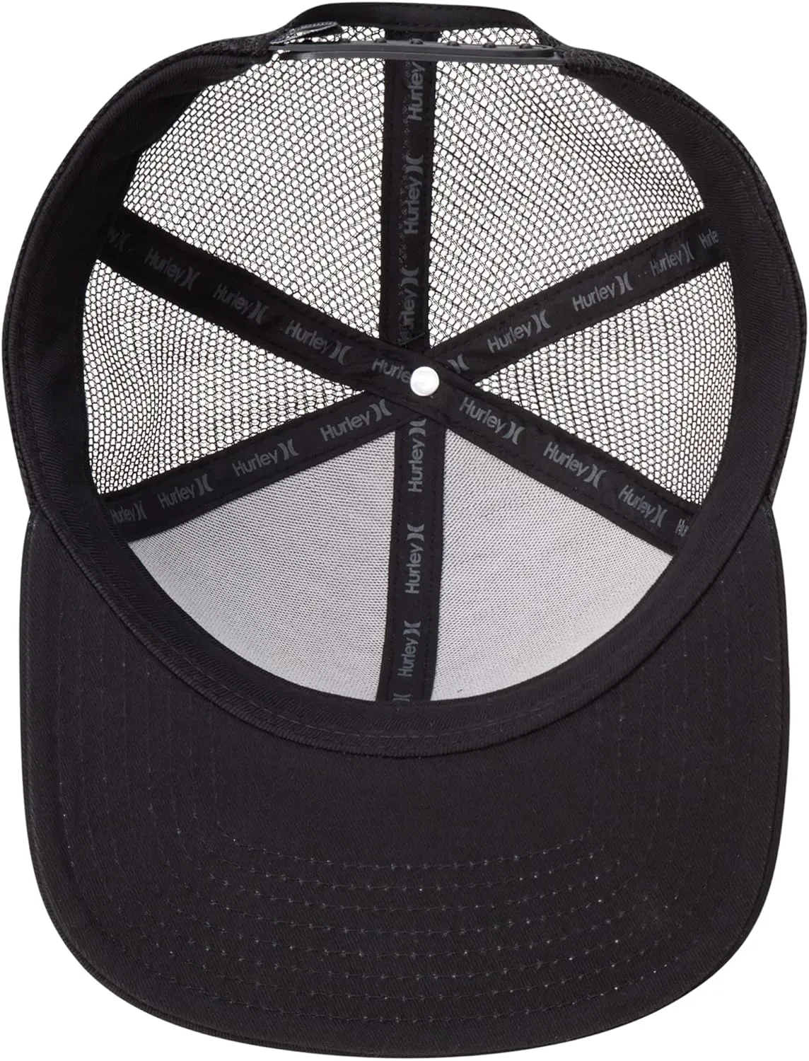 Hurley Men's Caps - Flat Brim Snap Back Baseball Cap Supply Trucker Hats for Men
